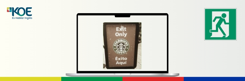 Señal de salida traducida como Éxito Aquí
